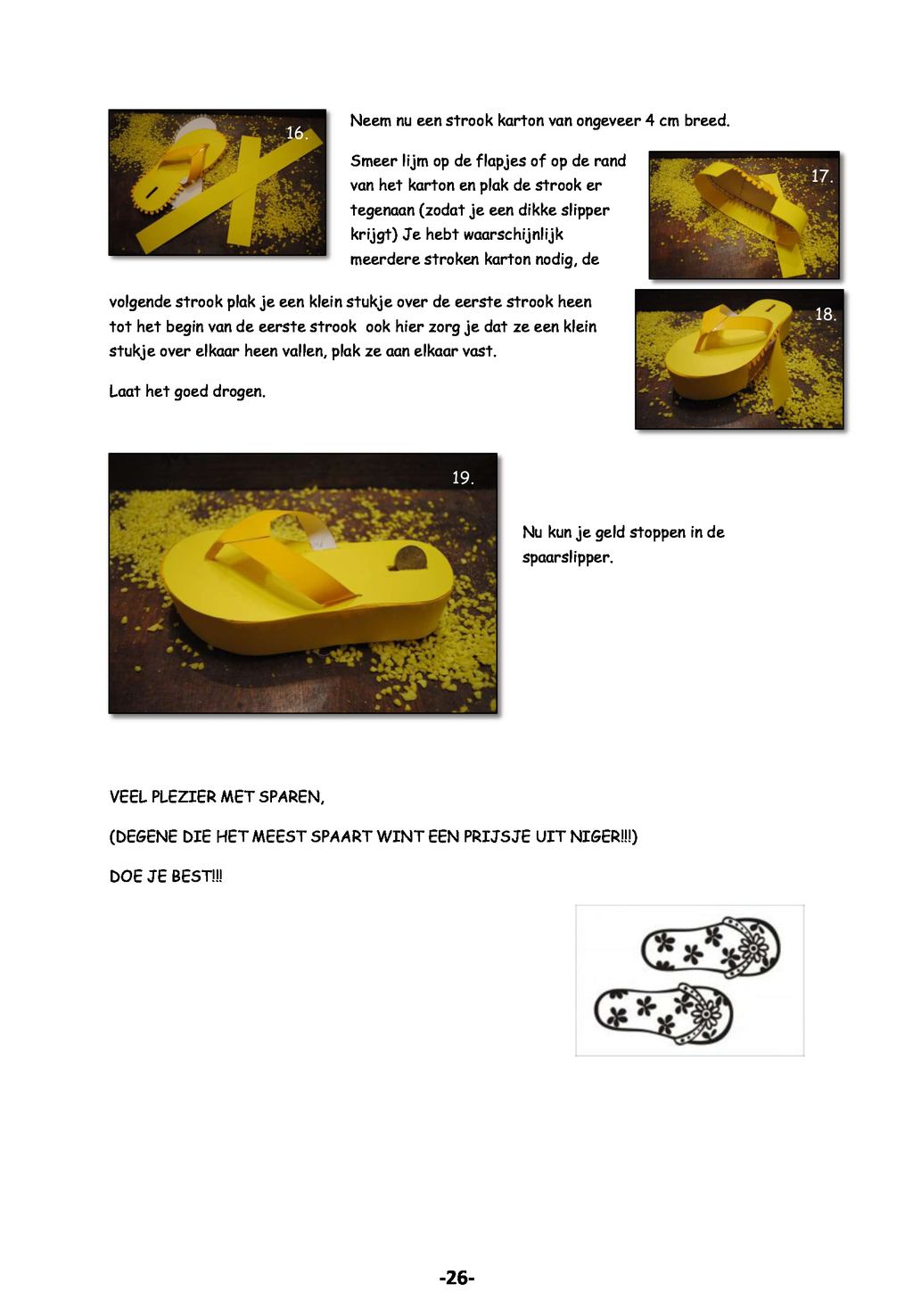 hoe maak ik een spaarslipper deel 3 van 3