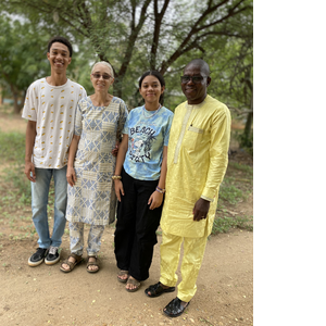 fam Gaïtou (Blaise, Jeannette, dochter Phoebe en zoon Caleb)