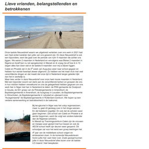 Nieuwsbrief oktober 2022