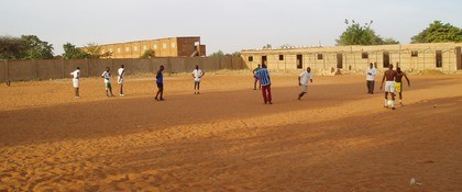 Voetballen ter ere van trouwen